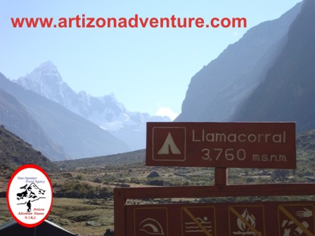 CAMPAMENTO LLAMACORRAL 3760 M.